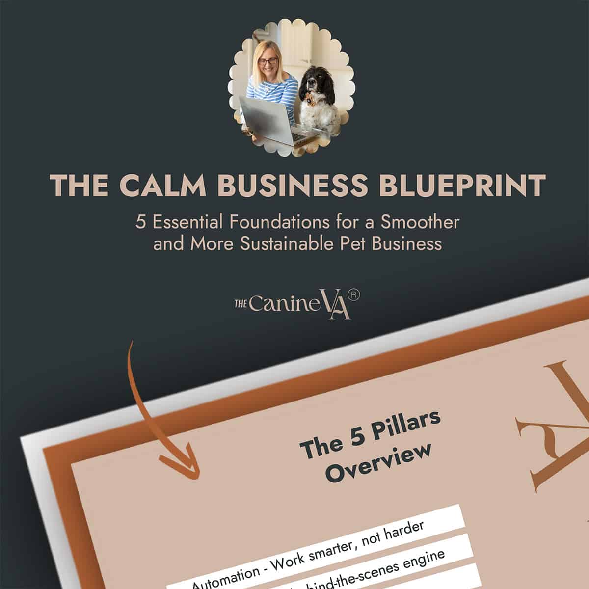 The Calm Business Blueprint Free Guide from The Canine VA
